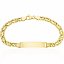 Pulsera de Hombre en Oro Amarillo 18K – Diseño Elegante con Placa